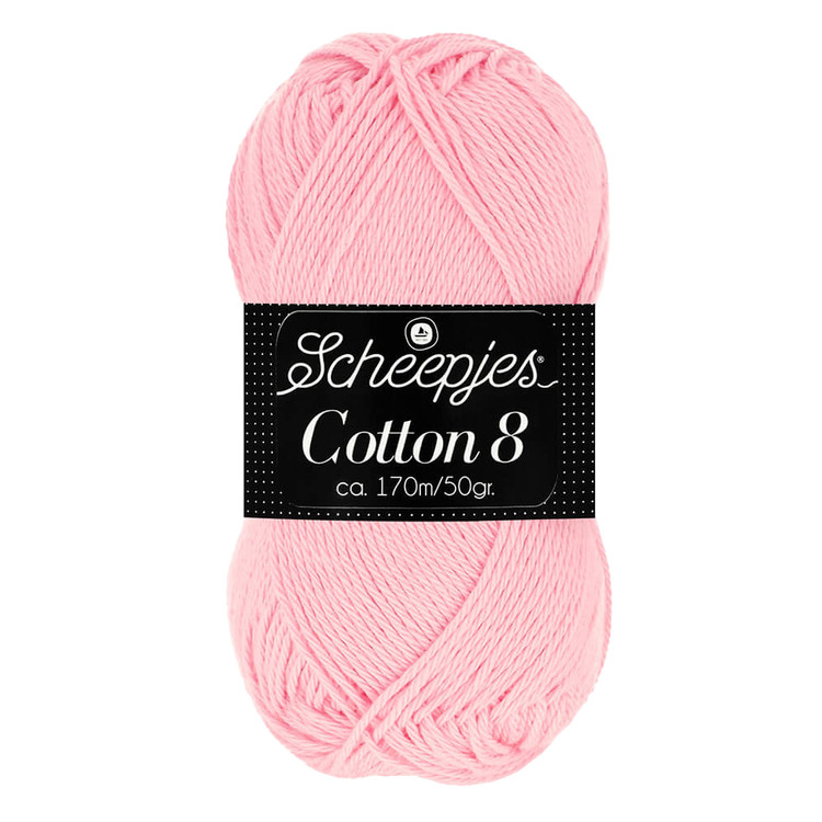 Scheepjes Cotton8 - 654 - rózsaszín pamut fonal