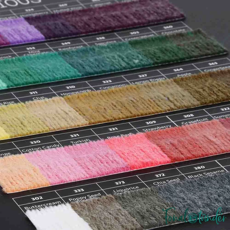 Scheepjes Scrumptious - Color Sample Card - Színpaletta - 01