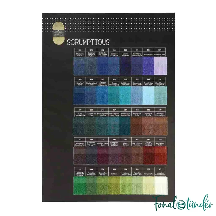 Scheepjes Scrumptious Color Pack - 80 gombolyag fonal  - 80 balls yarn - 04