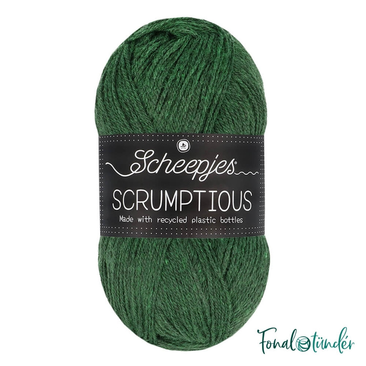 Scheepjes Scrumptious 303 Green Velvet Cake - zöld akril fonal