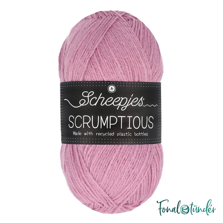 Scheepjes Scrumptious 307 Raspberry Mousse - rózsaszín akril fonal