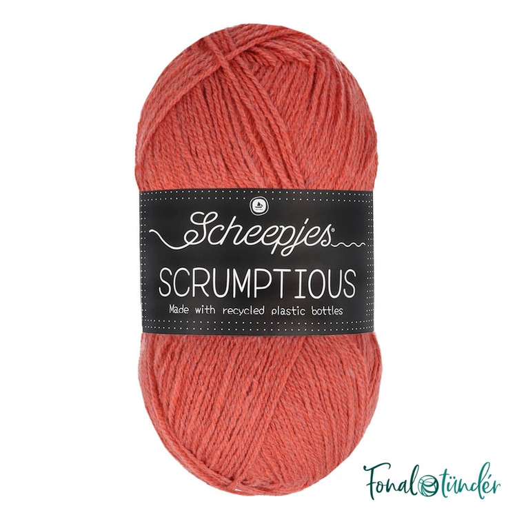 Scheepjes Scrumptious 309 Strawberry Shortcake - narancssárga akril fonal