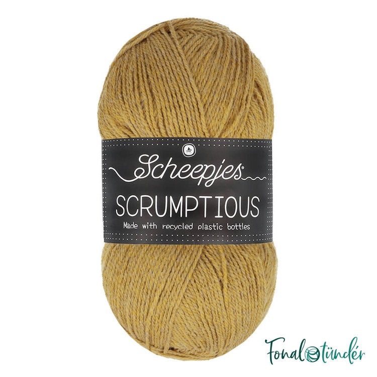 Scheepjes Scrumptious 310 Honeycomb Crunch - mézsárga akril fonal
