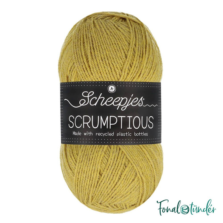 Scheepjes Scrumptious 315 Citrus Rice Pudding - sárga akril fonal
