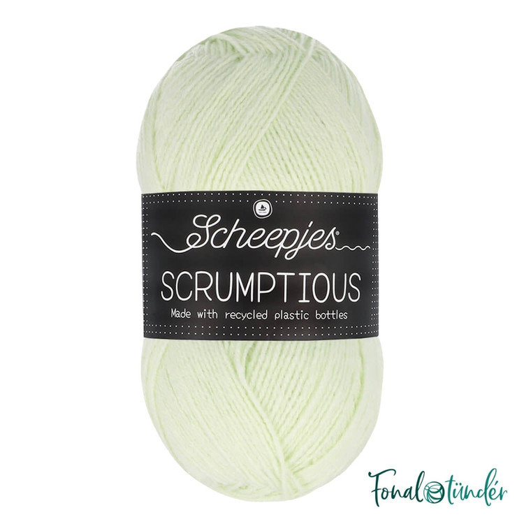 Scheepjes Scrumptious 317 Honeydew Melon Sorbet - halványzöld akril fonal