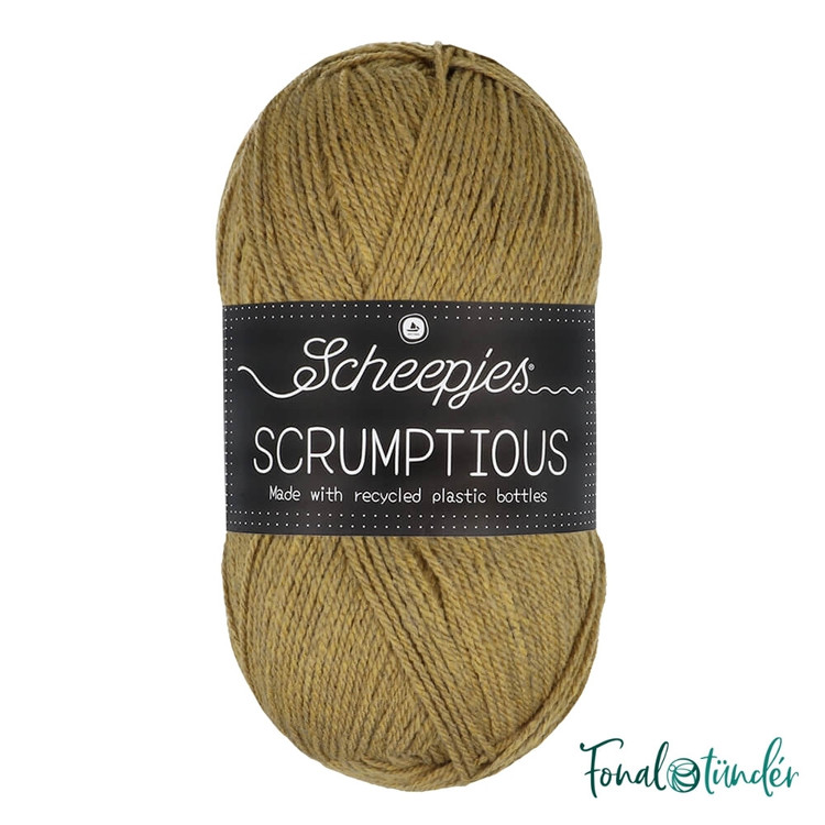 Scheepjes Scrumptious 327 Lemon Poppy Seed Loaf - sárga akril fonal