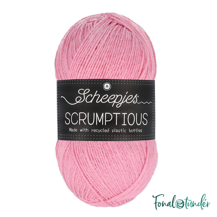 Scheepjes Scrumptious 330 Cotton Candy Meringue - rózsaszín akril fonal