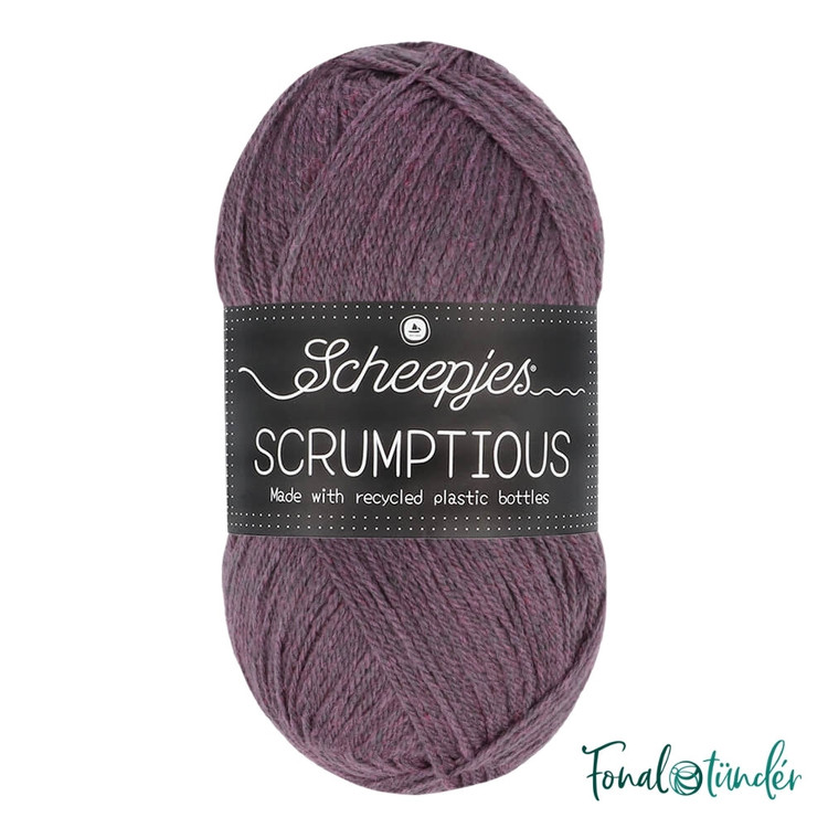 Scheepjes Scrumptious 347 Choco Raspberry Bavarois - lila akril fonal