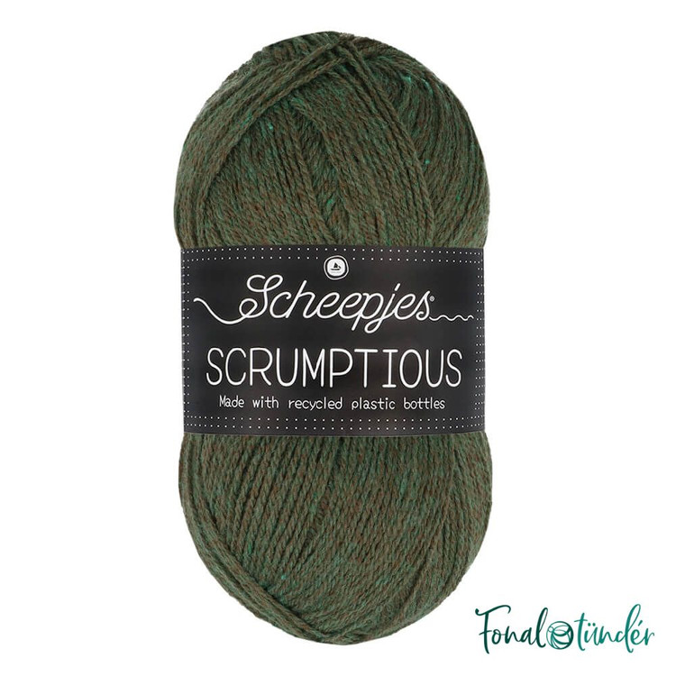 Scheepjes Scrumptious 360 Chocolate Mint Bark - zöld akril fonal