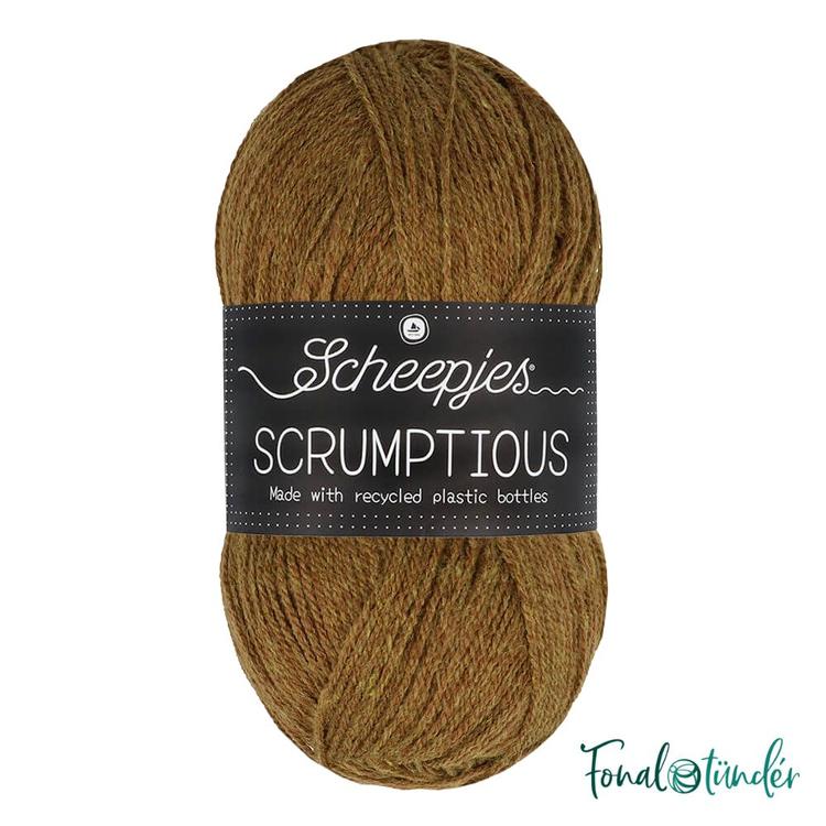 Scheepjes Scrumptious 364 Apple Crumble - világosbarna öko akril fonal - recycled acrylic yarn blend