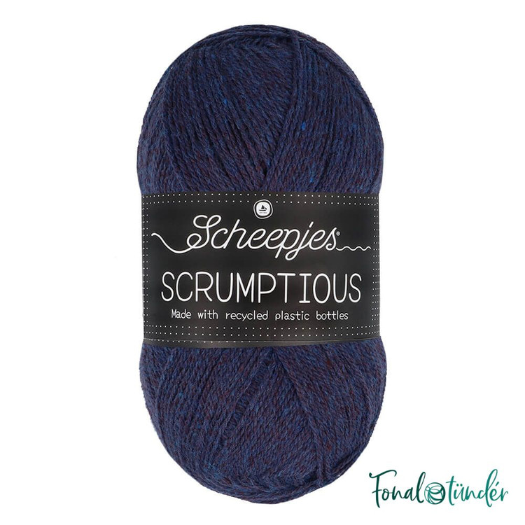 Scheepjes Scrumptious 366 Cosmic Cupcake - sötétlila akril fonal