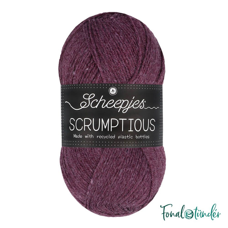 Scheepjes Scrumptious 375 Ube Halaya - sötétlila akril fonal