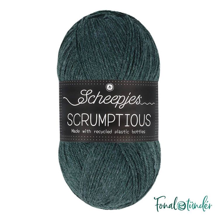 Scheepjes Scrumptious 379 Kale Chocolate Bar - zöld akril fonal