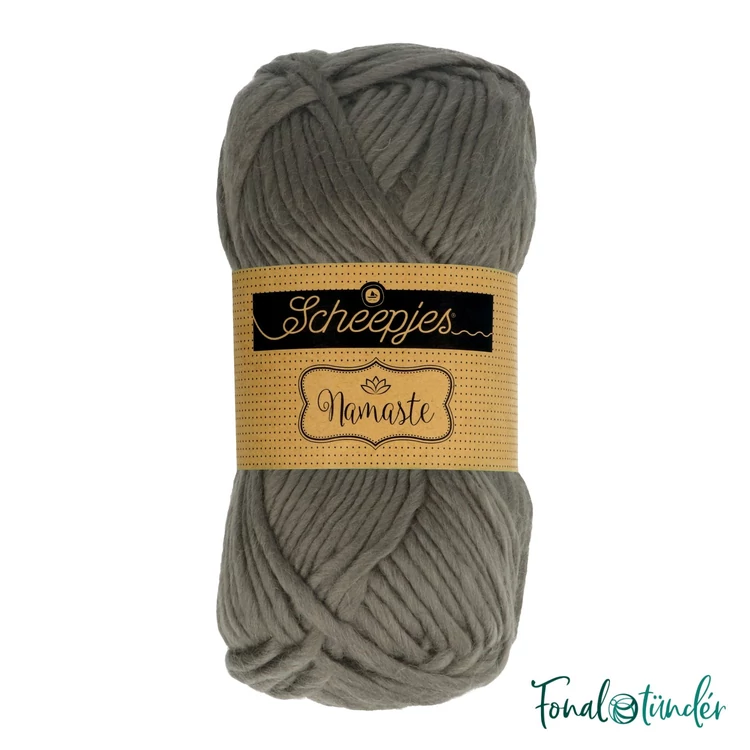 Scheepjes Namaste 613 Mountain - sötétszürke gyapjú fonal - dark-gray yarn blend