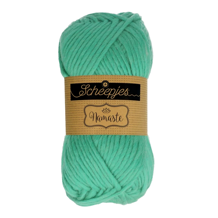 Scheepjes Namaste 630 Upward Salute - jadezöld gyapjú fonal - jade green yarn blend