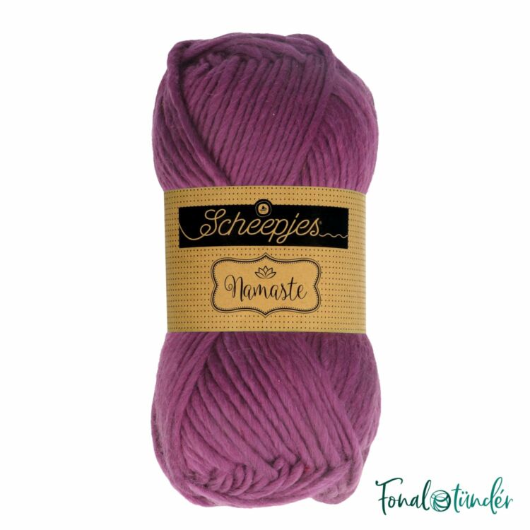 Scheepjes Namaste 633 Downward Dog - sötétlila gyapjú fonal - purple yarn blend