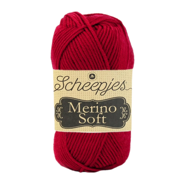 Scheepjes Merino Soft 623 Rothko - vörös gyapjú fonal - red yarn blend