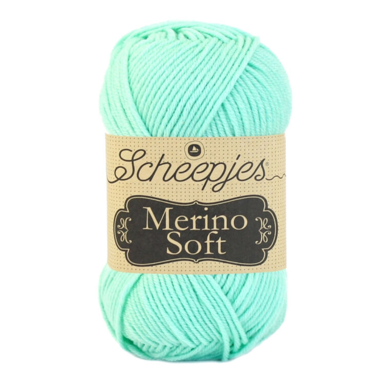 Scheepjes Merino Soft 628 Boticelli - türkiz gyapjú fonal - turquoise yarn blend