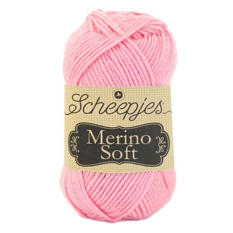 Scheepjes Merino Soft 632 Degas - rózsaszín gyapjú fonal - pink yarn blend