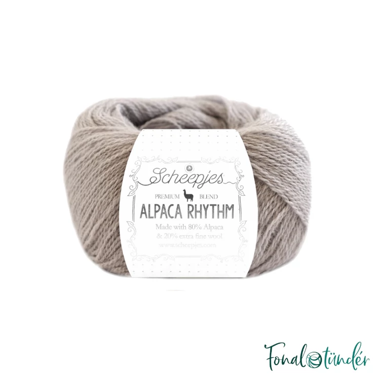 Scheepjes Alpaca Rhythm 654 Robotic - bézs alpaca gyapjú fonal - wool yarn