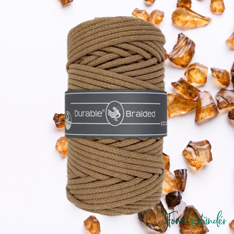 Durable Braided 2224 Amber Stone - sárgásbarna zsinórfonal Durable Braided 2224 Amber Stone - sárgásbarna zsinórfonal