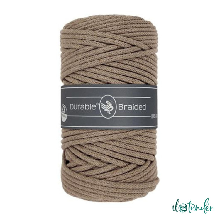 Durable Braided 343 Warm Taupe - fakóbarna zsinórfonal Durable Braided 343 Warm Taupe - fakóbarna zsinórfonal