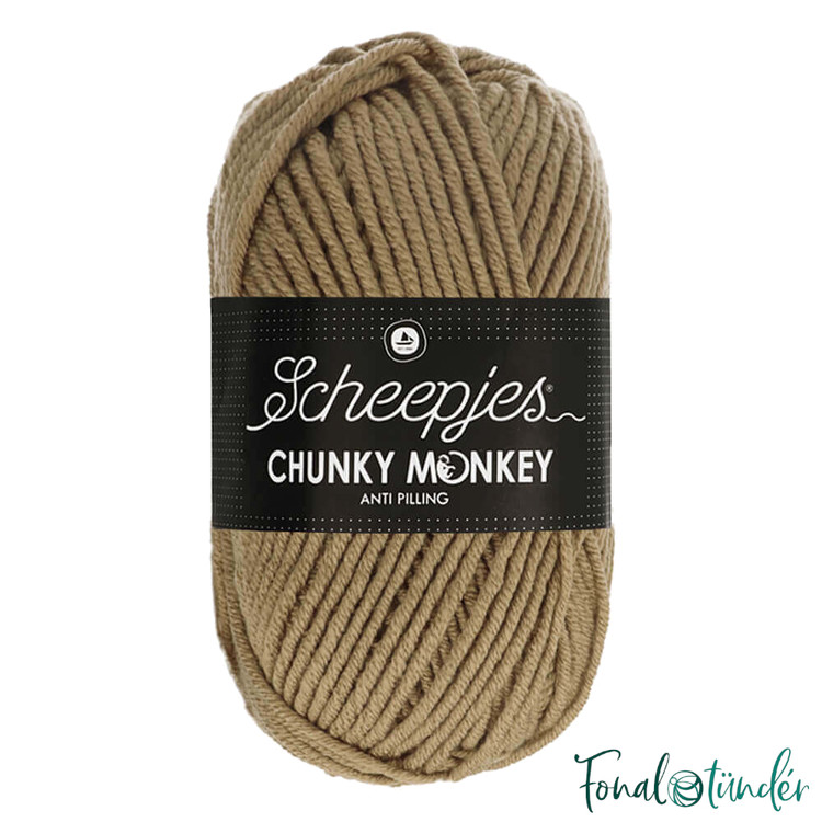 Scheepjes Chunky Monkey 1064 Beige - drapp akril fonal
