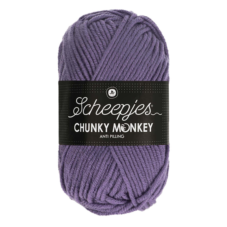 Scheepjes Chunky Monkey 1277 Iris - lila akril fonal