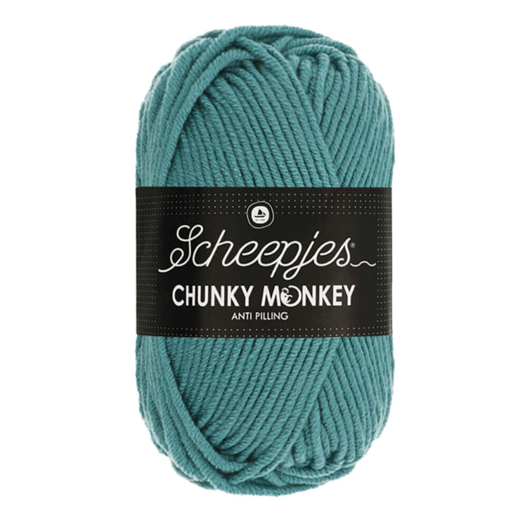 Scheepjes Chunky Monkey 1722 Carolina Blue - szürkés-kék akril fonal - pale-blue acrylic yarn
