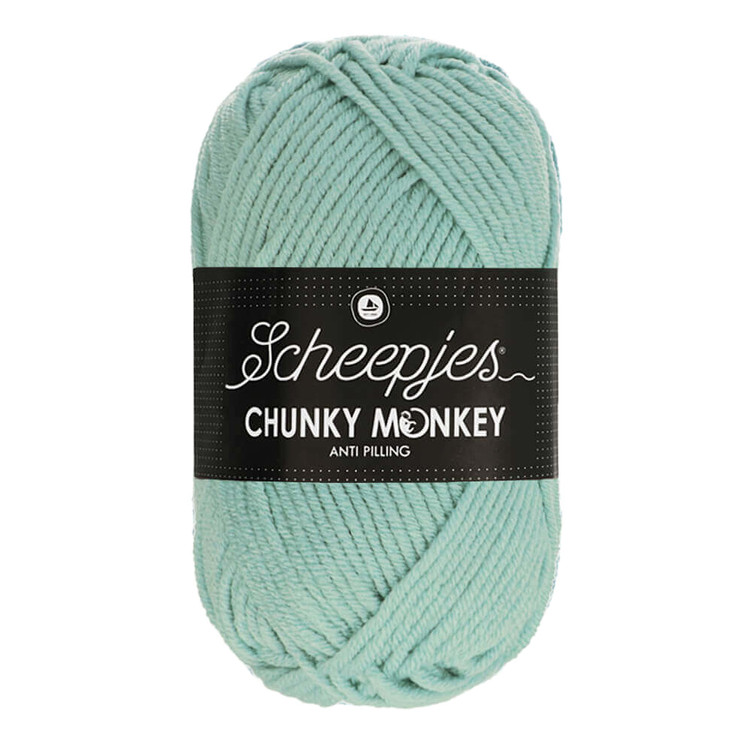 Scheepjes Chunky Monkey 1820 Mist - halvány kék akril fonal