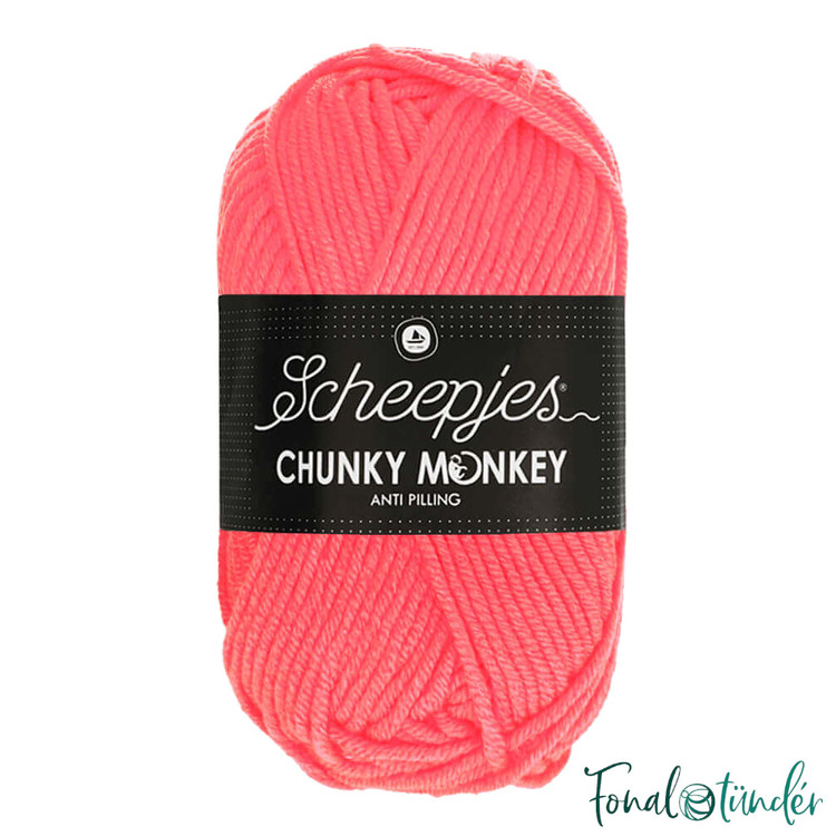 Scheepjes Chunky Monkey 2013 Punch - rózsaszín akril fonal