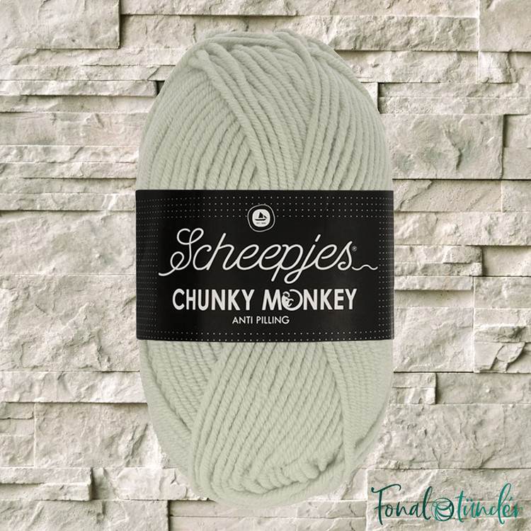 Scheepjes Chunky Monkey 2017 Stone - halvány drapp akril fonal