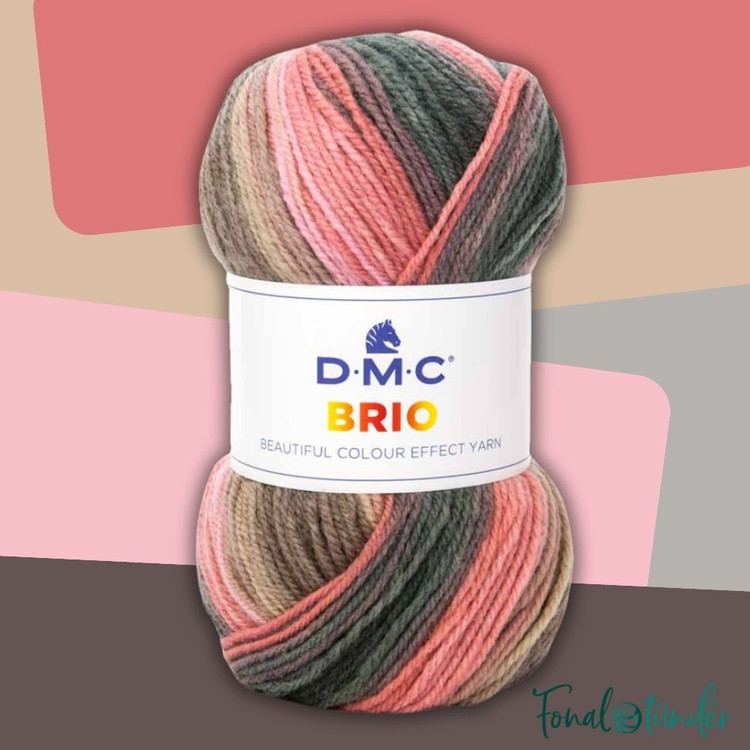 DMC Brio 404 - Baracktól Feketéig - színes fonal DMC Brio 404 - Baracktól Feketéig - színes fonal