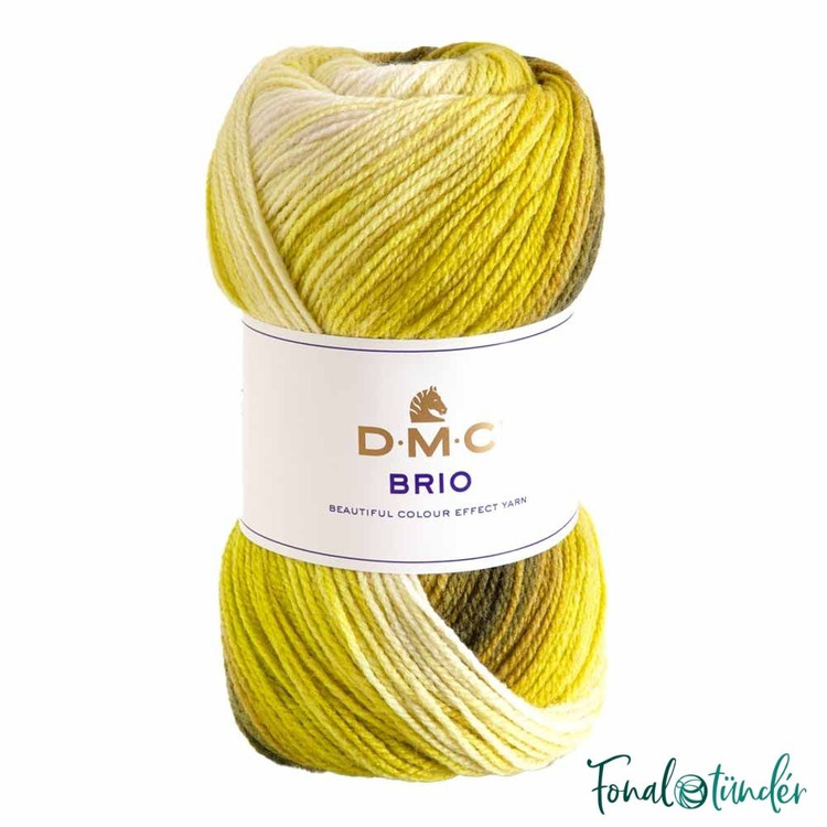 DMC Brio 410 - Sárgától Barnáig - színes fonal