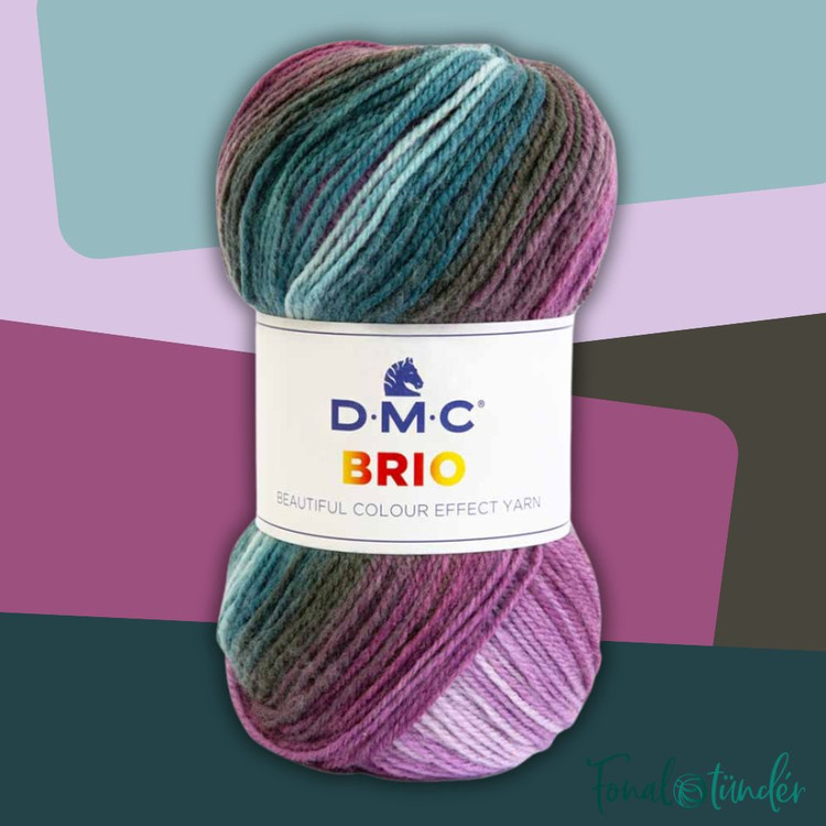 DMC Brio 418 - Kéktől Liláig - színes fonal DMC Brio 418 - Kéktől Liláig - színes fonal