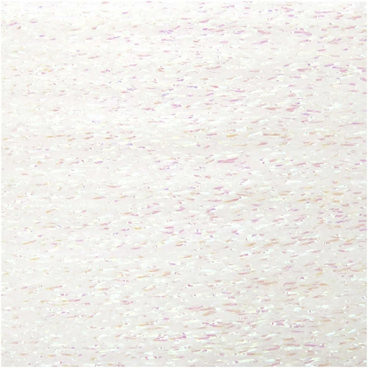 Ricorumi Lamé 003 White Iridescent yarn - csillogó amigurumi fonal