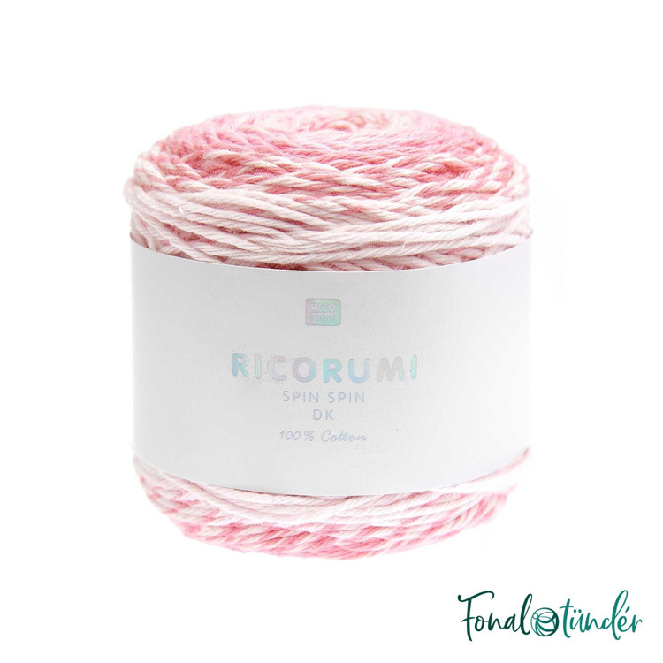 Ricorumi Spin Spin 004 Pink - rózsaszín színátmenetes pamut fonal Ricorumi Spin Spin 004 Pink - rózsaszín színátmenetes pamut fonal