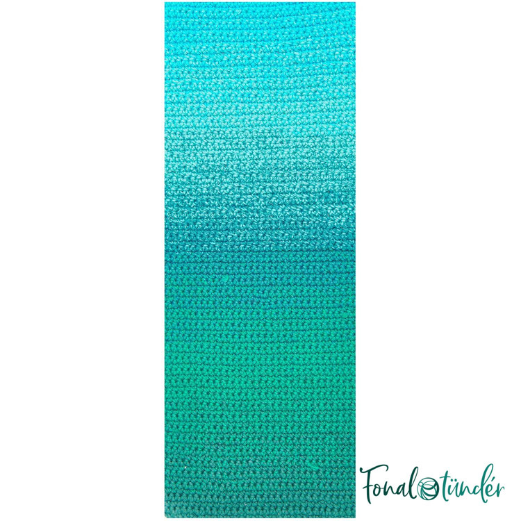 Ricorumi Spin Spin 009 Turquoise - türkiz színátmenetes pamut fonal Ricorumi Spin Spin 009 Turquoise - türkiz színátmenetes pamut fonal