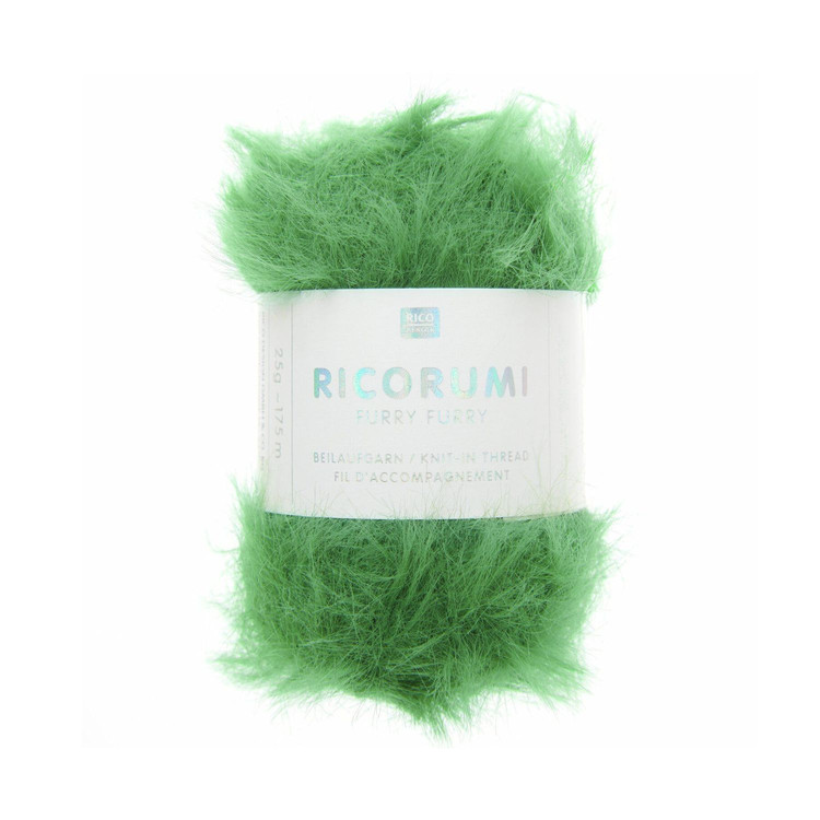 Ricorumi Furry Furry - 006 Fir - zöld szőrös fonalszál