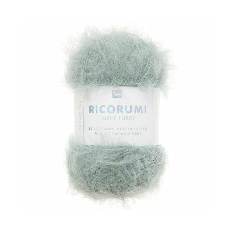 Ricorumi Furry Furry - 007 Patina - szürke szőrös fonalszál