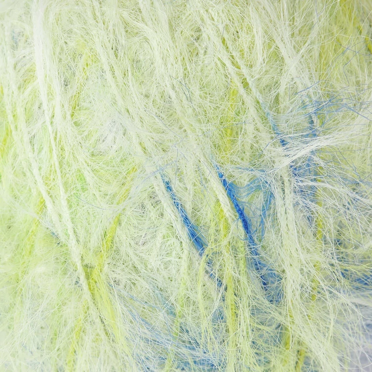Ricorumi Furry Furry Print 002 Fresh - faux fur carry-along yarn - szőrös kísérőfonal
