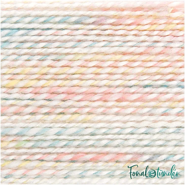 Rico Lazy Hazy Summer - 001 - pasztell pamut-akril fonal - cotton based yarn - 01