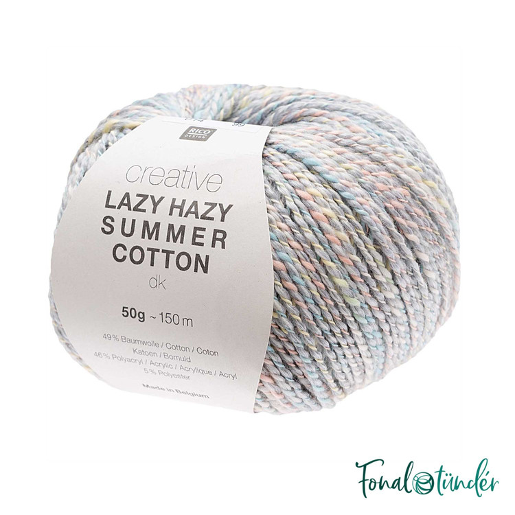 Rico Lazy Hazy Summer - 014 - szürkés-színes fonal