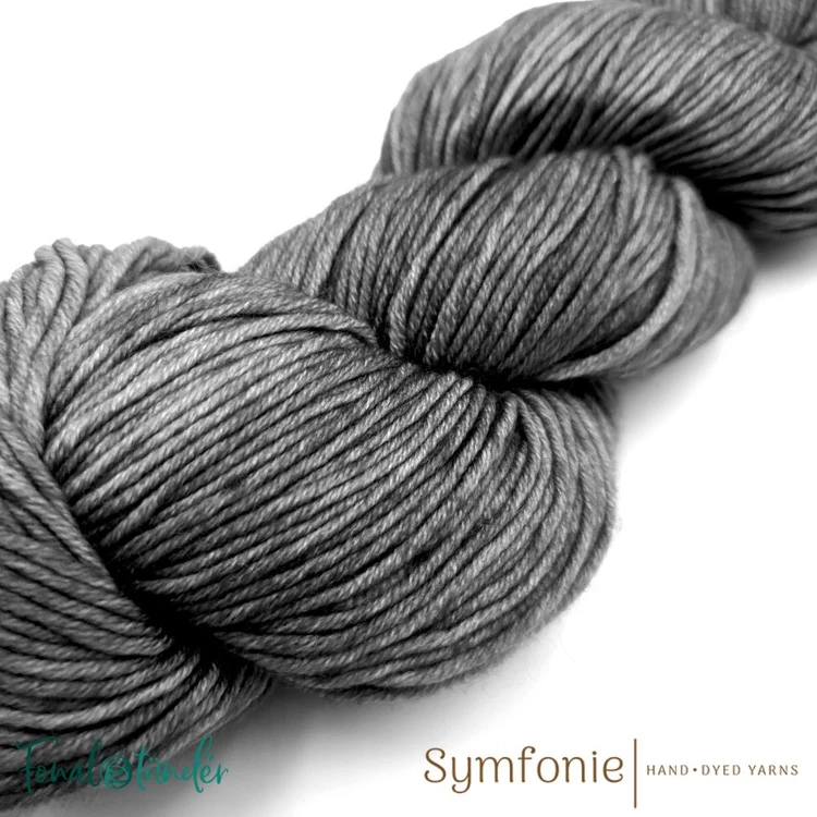 Symfonie Viva 1020 Mirror gray merino wool yarn - szürke gyapjú fonal