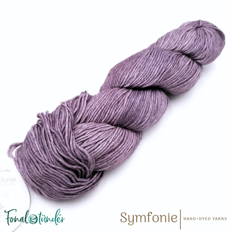 Symfonie Viva 1022 Purple Sea Glass merino wool yarn - lila gyapjú fonal - 03