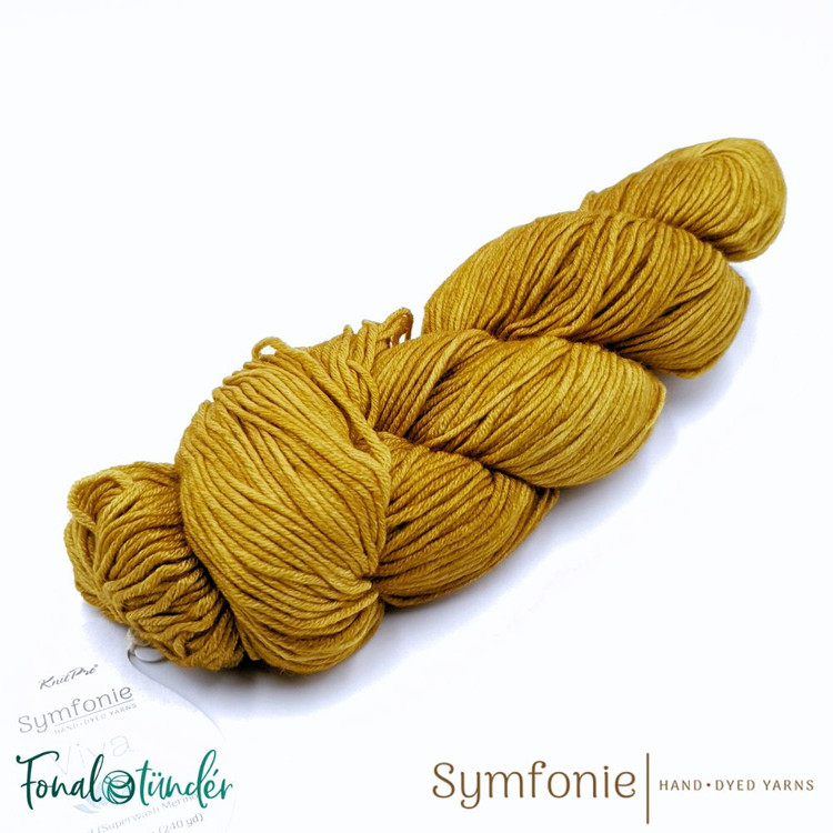Symfonie Viva 1038 Spicy Mustard - mustársárga gyapjú fonal Symfonie Viva 1038 Spicy Mustard - mustársárga gyapjú fonal
