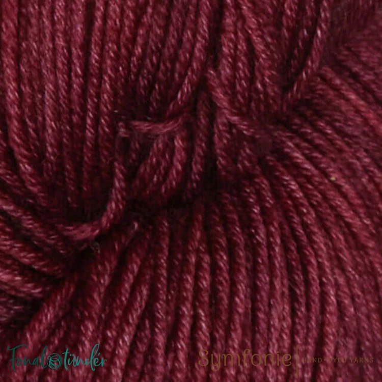 Symfonie Viva 1051 Dried Chiles merino wool yarn - vörös gyapjú fonal - 02