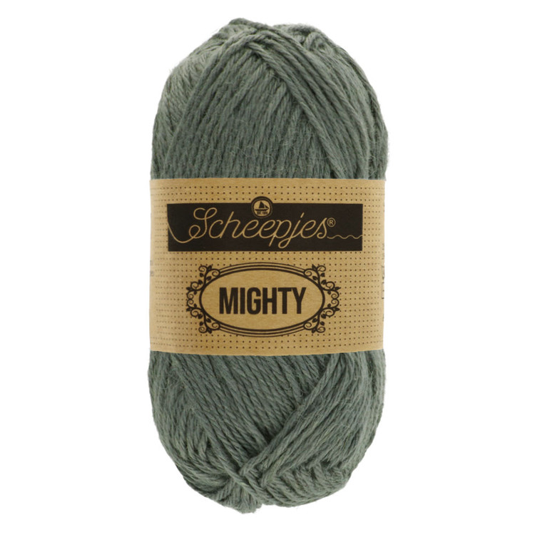 Scheepjes Mighty 755 Mountain - sötét szürke pamut-juta fonal Scheepjes Mighty 755 Mountain - sötét szürke pamut-juta fonal