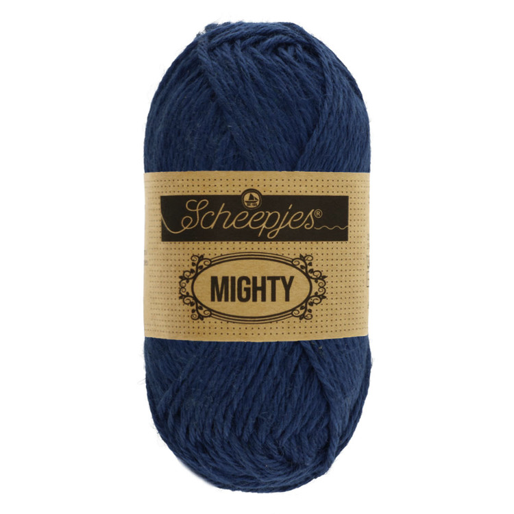 Scheepjes Mighty 757 Ocean - óceánkék pamut-juta fonal Scheepjes Mighty 757 Ocean - óceánkék pamut-juta fonal