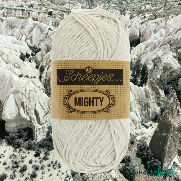 Scheepjes Mighty 759 Canyon - törtfehér pamut-juta fonal Scheepjes Mighty 759 Canyon - törtfehér pamut-juta fonal